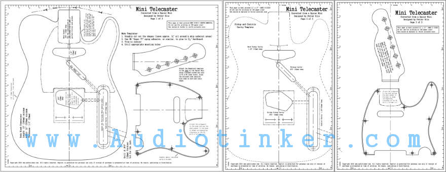 Mini Telecaster Plans