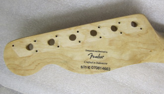 final trim of new headstock photo