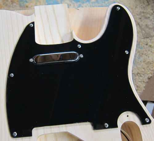 telecaster pickguard finished photo