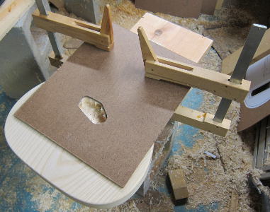 pickup cavity guitar template photo