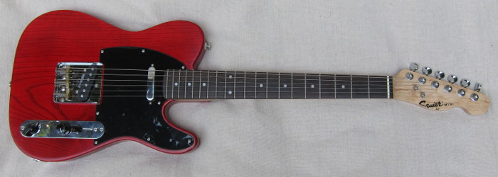 Mini Telecaster made from the plans offered here