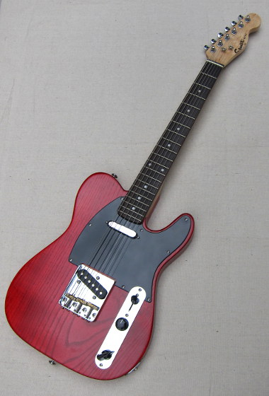 Frontal view of the Mini Telecaster as finished