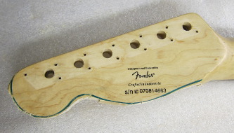 first trim of new headstock photo
